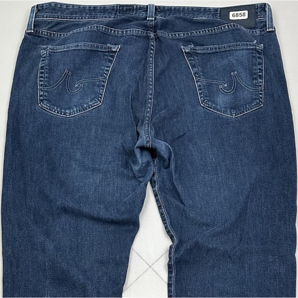 Adriano Goldschmied Jeans Men Fits 40x32 Blue The Protege Straight Medium Wash